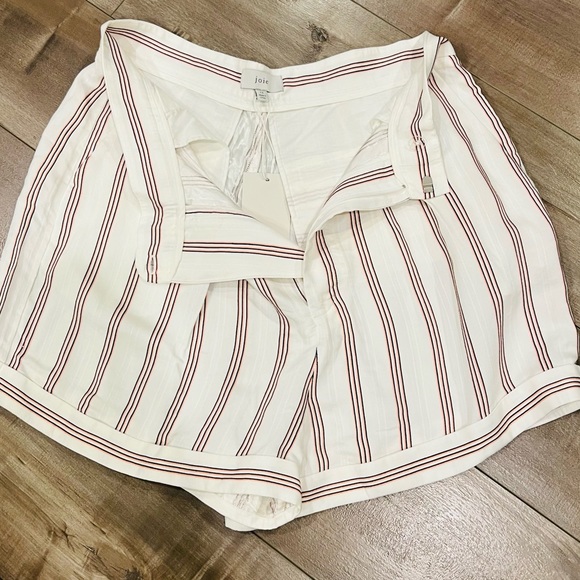 JOIE Carvel Striped High Rise Relaxed Shorts Size 12 - Picture 7 of 11